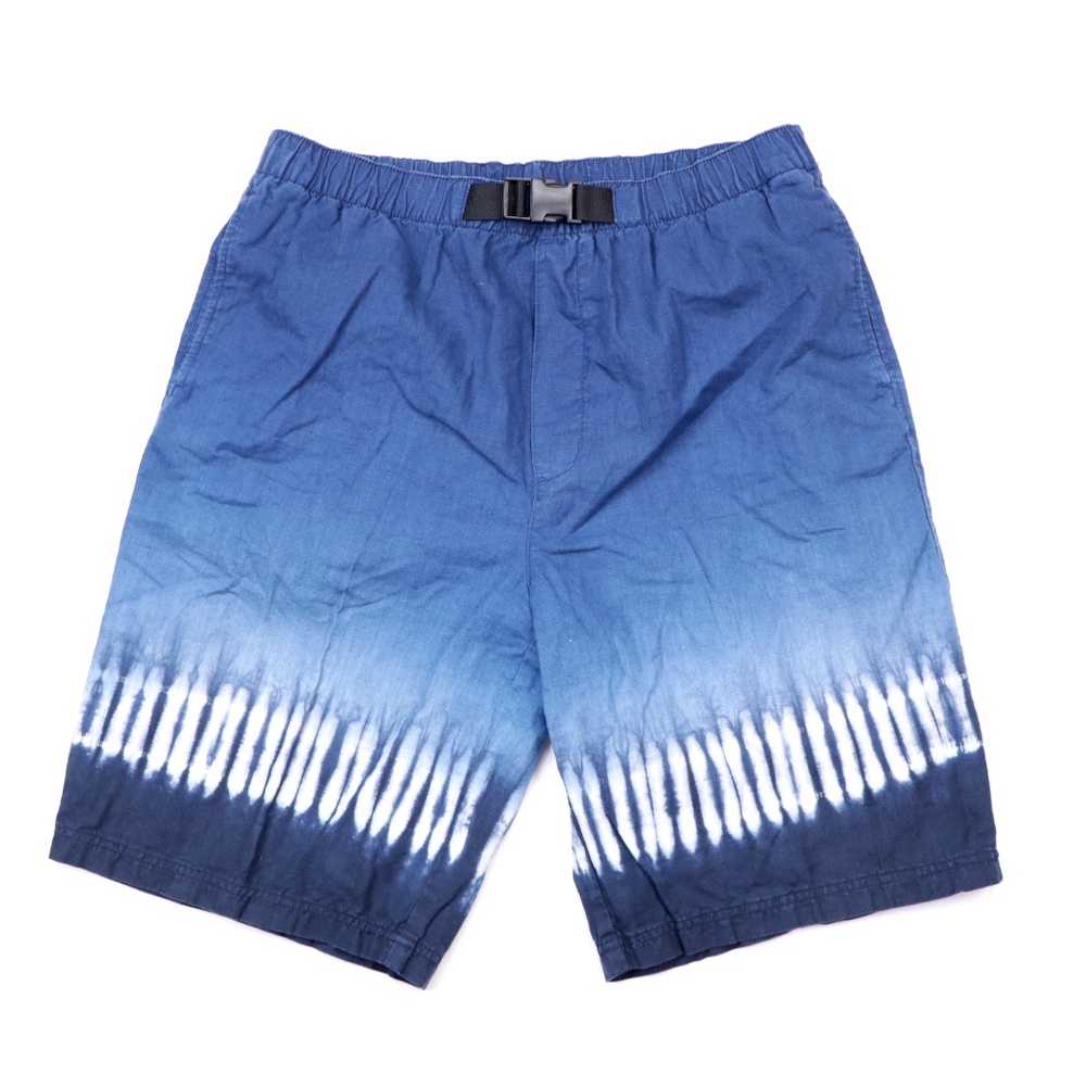 90s OTB Streetwear Acid Wash Shorts Blue Mens M